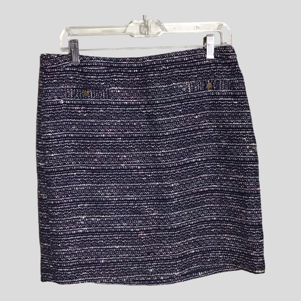 Ann Taylor loft  Women’s Tweed  Preppy Mini Skirt Size 10 EUC
